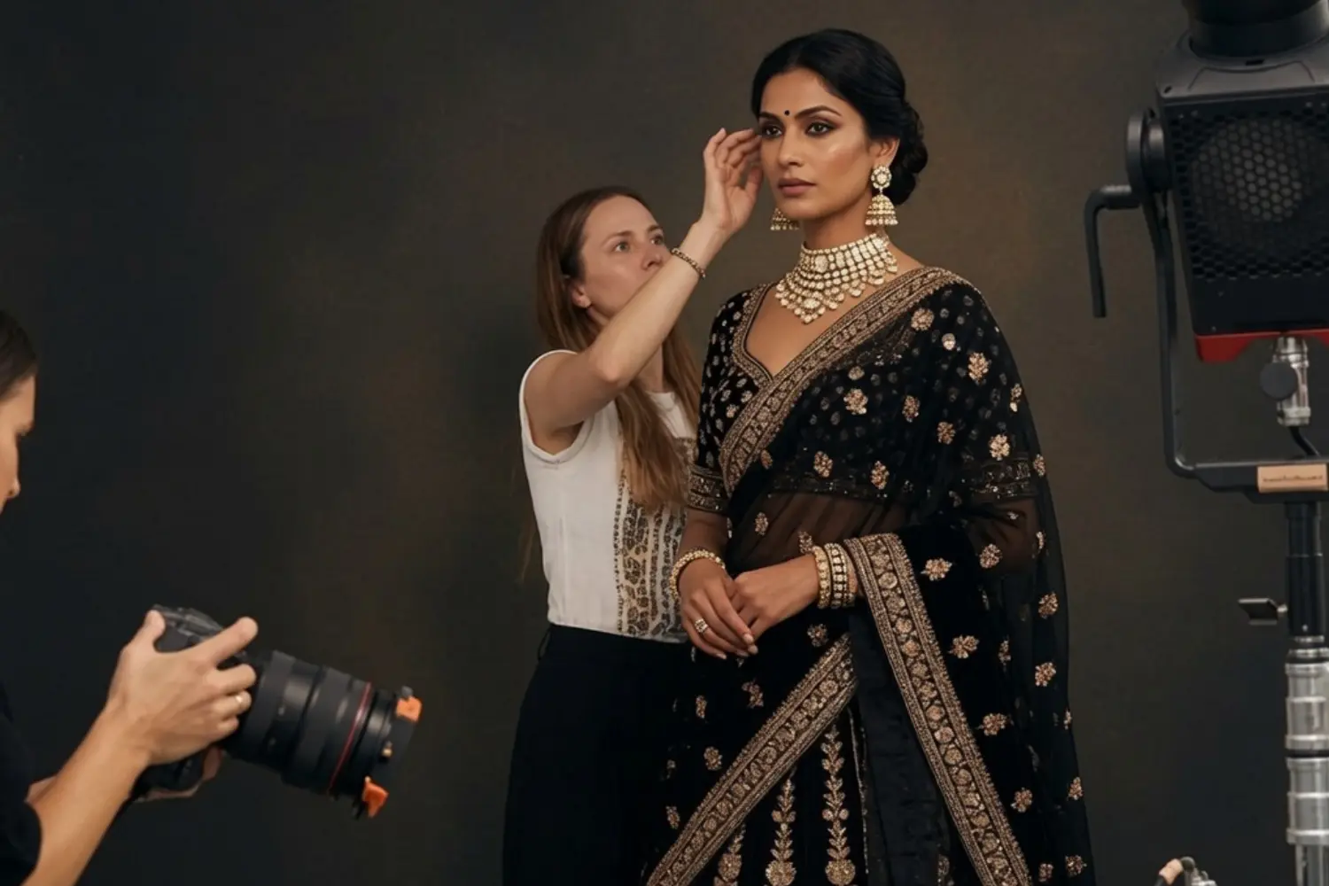 Chicago Indian Fashion Week volunteer behind the scenes